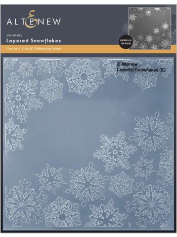 Altenew - 3D Embossing Folder - Layered Snowflakes